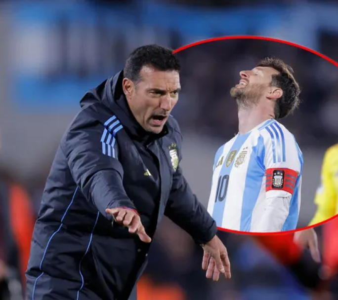 Lionel Scaloni, reconoció que "el equipo no encontró el funcionamiento en el primer tiempo"